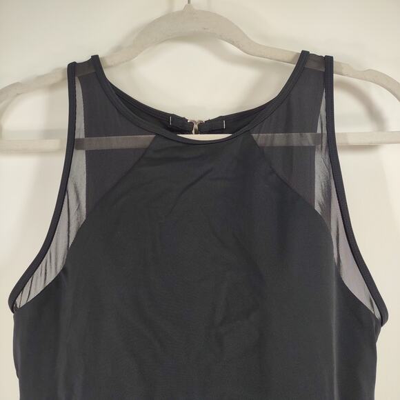 Jantzen Black One Piece Bathing Suit, Size 14 - Picture 4 of 8